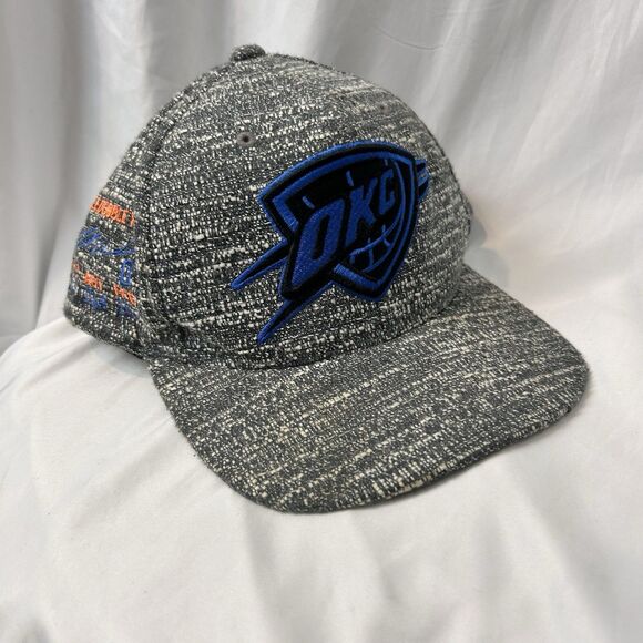Oklahoma City Thunder OKC Mitchell & Ness Snapback Hat Cap Triple Double Year - Picture 1 of 5